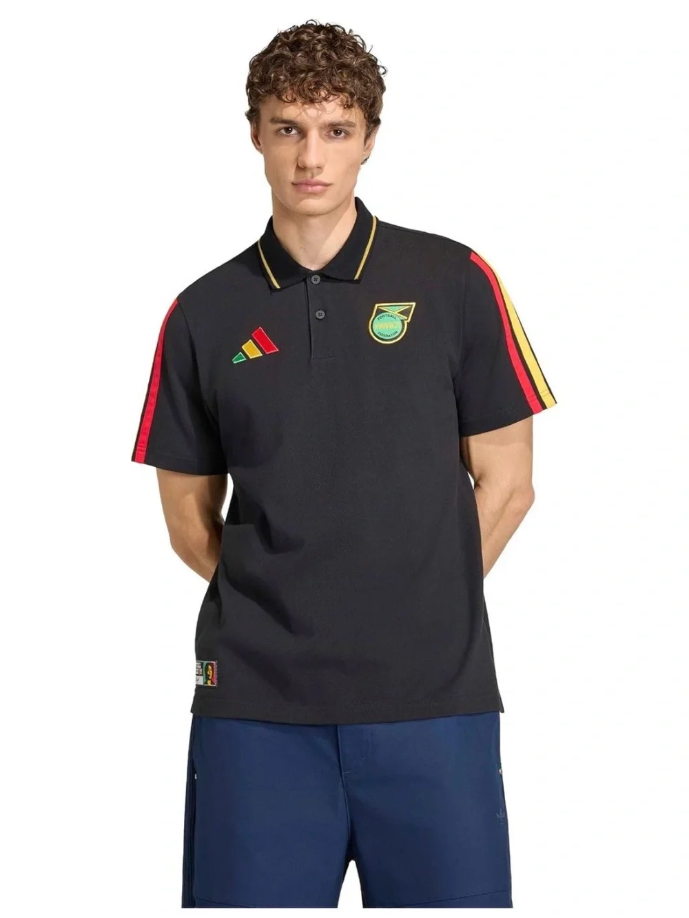 adidas Jamaica National Team Alphaskin Polo Shirt